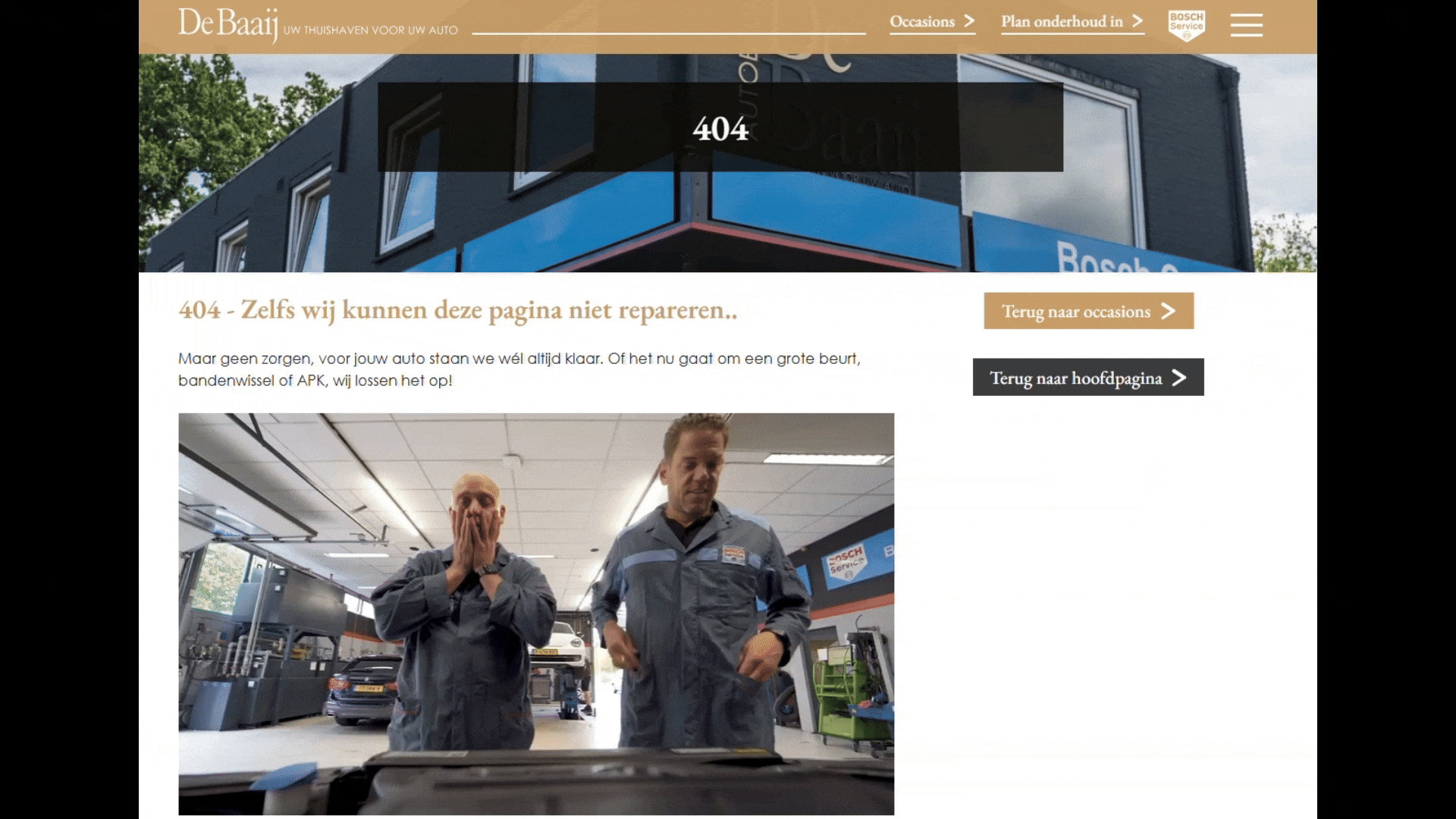 404 pagina voorbeeld